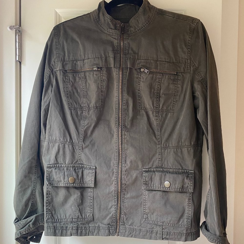 Army Green Zip-Up W's Caston Jacket